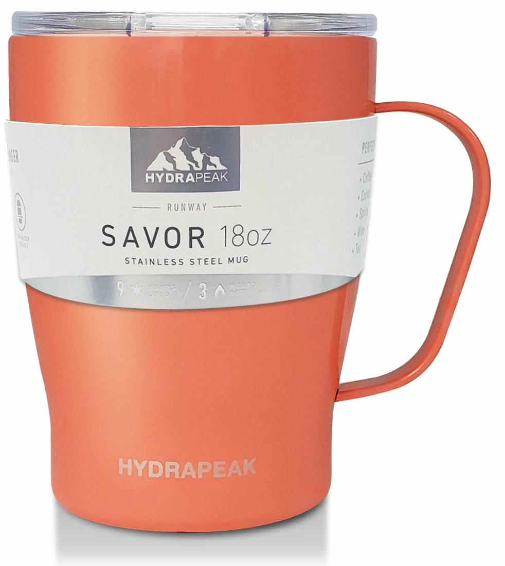 SAVOR SERIES 18oz Savor Mug - Coral 3 SAVOR SERIES 18oz Savor Mug - Coral