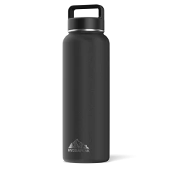 Wide Mouth 40oz Bottle - Black Bottles