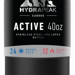 Wide Mouth 40oz Bottle - Black Bottles