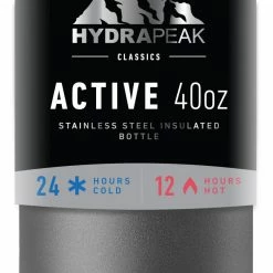 40oz - Wide Mouth - Graphite Bottles