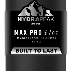 Adventure Series Bottles 67oz Max Pro Bottle - Black