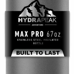 Adventure Series 67oz Max Pro Bottle - Graphite