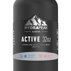 Wide Mouth 32oz Bottle - Black