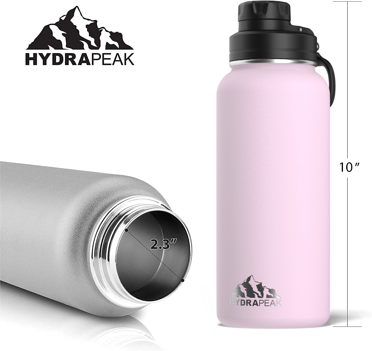 Wide Mouth 32oz Bottle - Blush Bottles 7 Wide Mouth 32oz Bottle - Blush Bottles