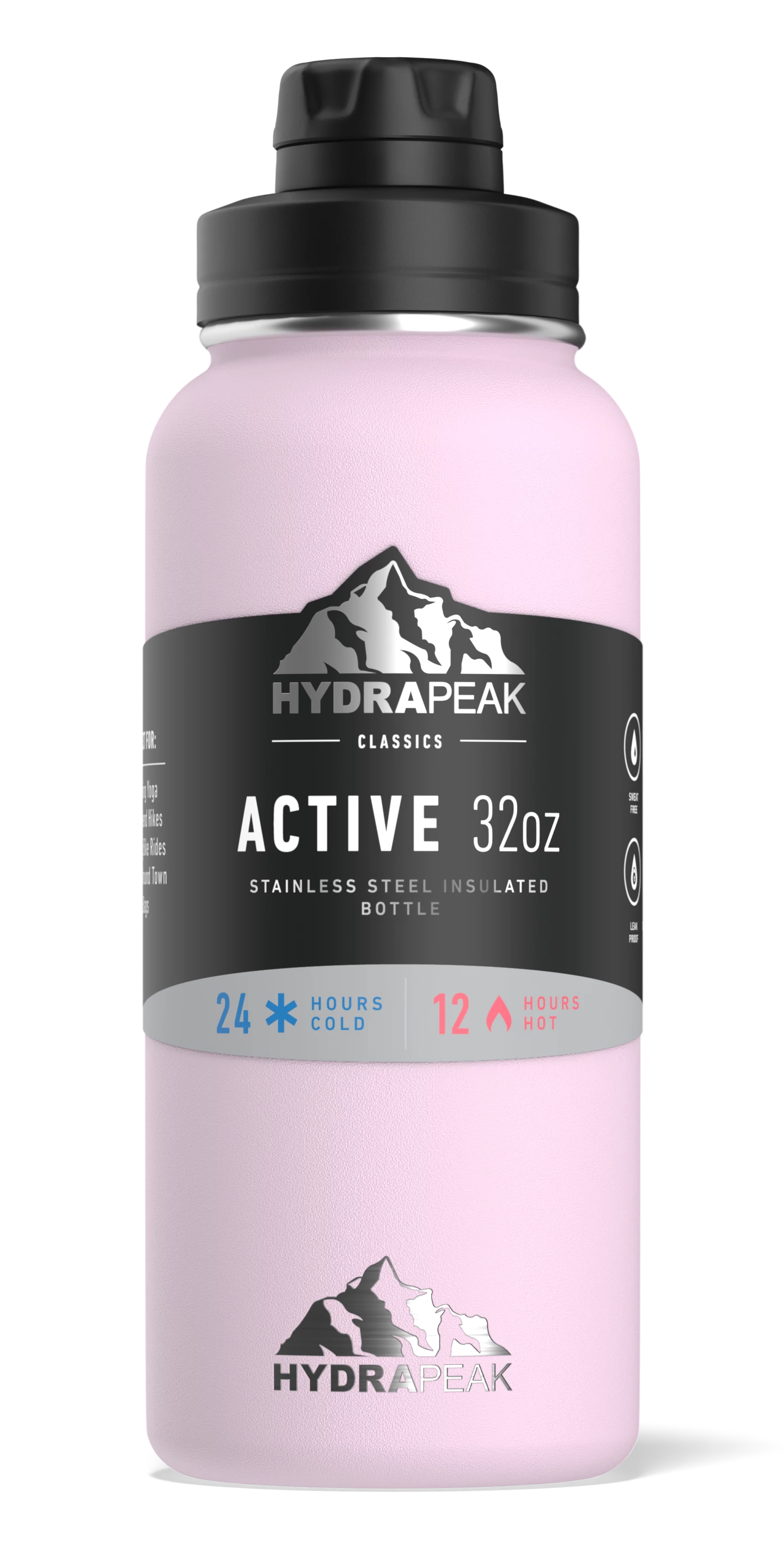 Wide Mouth 32oz Bottle - Blush Bottles 5 Wide Mouth 32oz Bottle - Blush Bottles